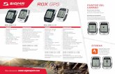 ROX GPS PUNTOS DEL CAMINO - Sigma Sport · 2017-04-19 · Contenido de la caja Ciclo computador, soporte, Cable micro USB, material de fijación, guía de inicio rápido y DATA CENTER.