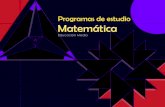 Matemática - mined.gob.sv de... · El programa de estudio de Matemática para Educación Media presenta una propuesta curricular que responde a las interrogan - tes que toda maestra