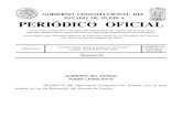 GOBIERNO CONSTITUCIONAL DEL ESTADO DE PUEBLA PERIÓDICO …periodicooficial.puebla.gob.mx/media/k2/... · 4 (Segunda Sección) Periódico Oficial del Estado de Puebla Lunes 18 de