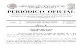 GOBIERNO CONSTITUCIONAL DEL ESTADO DE PUEBLA …€¦ · 2 (Sexta Sección) Periódico Oficial del Estado de Puebla Miércoles 28 de diciembre de 2016 GOBIERNO DEL ESTADO PODER LEGISLATIVO