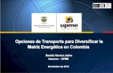 Opciones de Transporte para Diversificar la Matriz ... · Venezuela finaliza en julio de 2014 No incluye subasta de nuevos proyectos térmicos 0 200 400 600 800 1,000 1,200 1,400