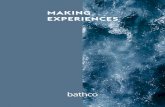 MAKING EXPERIENCES - Bathco · Acero corten I I I I I I I I. 50 / 51 ACERO CORTEN. 52 / 53 TIERRA Los elementos de la naturaleza siempre son fuente de inspiración, por ello, los