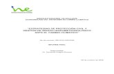 “ESTRATEGIAS DE PROTECCIÓN CIVIL Y GESTIÓN DE RIESGO HIDROMETEOROLÓGICO ANTE EL ... · 2011-04-06 · Este documento presenta estrategias de protección civil y gestión del