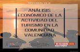 Análisis económico de la actividad del Turismo en la ... · Análisis económico de la actividad del Turismo en la Comunidad Valenciana 6 TEV-998-18 Servicios turísticos profesionales