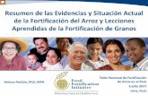 PowerPoint Presentationffinetwork.org/about/languages/documents/... · Helena Pachón, PhD, MPH. Taller Nacional de Fortificación de Arroz en el Perú. 6 julio 2017. Lima, Perú.