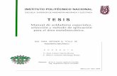 0BESCUELA SUPERIOR DE INGENIERÍA MECÁNICA Y ELÉCTRIC Atesis.ipn.mx/jspui/.../3019/1/MANUALDESOLDADURAS.pdf · 1 GLOSARIO DE TÉRMINOS A Acabado de soldadura: la condición en la