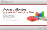 Fecha de actualización: 30 de octubre de 2015. Fecha de ... · PERIODO ABRIL- JUNIO 2016 Cifras originales • Durante el segundo trimestre de 2016, el ITAEE en Aguascalientes creció