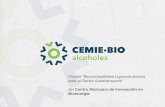 del Centro Mexicano de Innovación en Bioenergíartbioenergia.org.mx/wp-content/uploads/2017/12/4_Alcoholes.pdfClusters (inicio agosto 2016). Presupuesto: 700 millones de pesos •