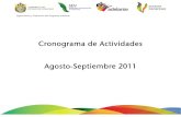 Cronograma de Actividades Agosto-Septiembre 2011dgece.sev.gob.mx/difusion/ProgAdelante/CronoAgoSep_2011.pdf · 2018-07-30 · Seguimiento y Evaluación del Programa Adelante Cronograma