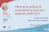 Presentación de PowerPoint · Hipótesis anticíclicavs cronología de los hechos (el caso español) (1) Interpretation: Durante la crisis (2008-2011) en España se redujo anualmente