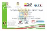 PLAN REGIONAL DE COMPETITIVIDAD 2008-2032 CONSEJO[1] … · 2019-12-20 · red de empremdimiento departamental articulada plan estrategicos de emprendimiento y desarrollo empresarial