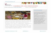 CAIXES DE LES EMOCIONS - Escorial Vic · 2017-01-22 · La intervenció educativa la porta a terme la mestra a partir dels diferents materials que ens ofereixen les caixes. Després