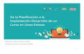 De la Planificacióna la Implantación-Desarrollode un ...€¦ · 4/20/2016 Dolymari García Dávila, Ed.D. 40 Partes del Proyecto • Summary • Stakeholders • Goals & Scope