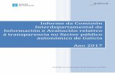 Informe da Comisión Interdepartamental de Información e …ficheiros-web.xunta.gal/transparencia/estatisticas/... · 2018-02-21 · relativo ás estatísticas relativas ás visitas