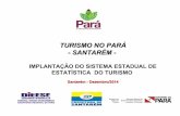 TURISMO NO PARÁ - SANTARÉMsetur.pa.gov.br/sites/default/files/pdf/2014_dez... · turismo/ secretaria de estado de turismo/dieese-pa nÚmero de turistas em visita ao parÁ – 2013/2014