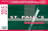 Premio Literario Internacional - St. Paul’s · 4 5 Premio Literario Internacional 18a Edición de cuentos Premi Literari Internacional 18a Edició de contes International Literary