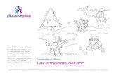 Las estaciones del año - educacioninicial.com€¦ · Cuadernillo de dibujos: Las estaciones del año Estas imágenes están preparadas para poder trabajar diferentes áreas y ser