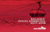 BALANCE SOCIO AMBIENTAL 2017-2018...co que realiza el complejo todos los años, ya que permite integrar las facetas ambiental y social con el aspecto económico. Esto permite calcular