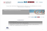Ley de Acceso Electrónico de los Ciudadanos a los ...gfw.diputacionalicante.es/repo/rec/206/Presentacion_Plataforma.pdf · Identificación de las AAPP Representación 16 La Ley de