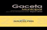 Gaceta - Naucalpan · 2020-04-28 · Deportivo San Antonio Zomeyucan Calle Nopoltzín S/N, Lote S/N, Manzana S/N. Pueblo de San Antonio Zomeyucan Contrato de Compra Venta, Volumen