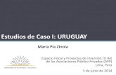 Estudios de Caso I: URUGUAY · de las Asociaciones Público Privadas (APP) ... Rol del Ministerio de Economía y Finanzas Tratamiento contable Iniciativas privadas Dificultades y