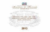 SEPARATA PROYECTO PRESUPUESTO 2013 [Modo de …Para la formulación del Proyecto de Ley de Presupuesto General del Estado 2013 se prevé que la economía Dominicana crecerá en 3.0%,