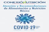 Atención y Recomendaciones de Alimentación y Nutrición · 2020-04-16 · ATENCIÓN Y RECOMENDACIONES DE ALIMENTACIÓN Y NUTRICIÓN EN COVID-19 MÉXICO Versión 1.0 Última actualización: