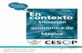 Situación México...La opinión pública en contexto - 3 - Tema Página Introducción 4 1. Opinión pública sobre la situación económica de México 5 2. Estadísticas económicas