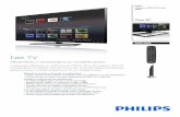 50PFL4909/F8 Philips Televisor LED-LCD serie 4000 · 2014-07-15 · 50PFL4909/F8 Destacados Televisor LED-LCD serie 4000 Clase 50" Servicios inalámbricos de NetTV Disfrutá de la