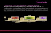 Obtenga productividad y versatilidad - YealinkAudioconferencia de 5 vías Videoconferencia de 3 vías Audioconferencia de 5 vías Audioconferencia de cinco vías Teclas de memorias