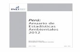 Perú: Anuario de Estadísticas Ambientalessinia.minam.gob.pe/modsinia/public/docs/3291.pdf · 2018-11-30 · El sexto capítulo trata acerca de emergencias y los desastres ocasionados