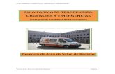 GUIA FARMACO TERAPEUTICA. URGENCIAS Y EMERGENCIAS · 2016-05-25 · GUIA FARMACO TERAPEUTICA. URGENCIAS Y EMERGENCIAS Gerencia de Área de Salud de Badajoz Página 3 PRESENTACIÓN:
