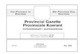 Provincial Gazette Provinsiale Koerant › archive › ZA-GT › ... · 10/2/2019  · PROVINCIAL GAZETTE, EXTRAORDINARY, 2 OCTOBER 2019 NO.303 3 CONTENTS GENERAL NOTICE No Page No