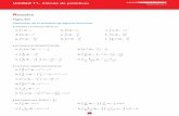 Obtención de la primitiva de algunas funciones · 1 nia 11 á iiia BACHILLERATO Matemáticas II Resuelve Página 327 Obtención de la primitiva de algunas funciones números y potencias