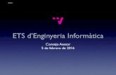 ETS d’Enginyeria Informàtica · 2016-06-06 · 2010-2011 2011-2012 2012-2013 2013-2014 2014-2015 2015-2016 oferta de plazas preinscripción nuevo ingreso ... 55 47 23 37 31 21