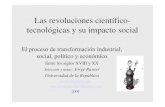 Las revoluciones científico- tecnológicas y su impacto social · 2012-07-29 · Las revoluciones científico-tecnológicas y su impacto social El proceso de transformación industrial,