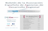NEWSLETTER ASAMBLEA 2012 · 2015-05-14 · Ponemos en contacto a más de 500 técnicos y directivos de las agencias y organismos españoles que trabajan por el desarrollo regional
