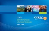 Guía para Empresas y Emprendedores - Webnode...Guía CORFO para Empresas y Emprendedores 7 INVERTIR EN CHILE Y SUS REGIONES Servicios de Apoyo al Inversionista 130 Subsidio a Estudios