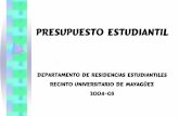 Página Principal [Residencias Estudiantiles]: UPRMvivienda.uprm.edu/media/docs/PresupuestoEstudiantil.pdf · 2008-04-25 · ajusta tu bolsillo com'da vmenda unudades prestamos sume