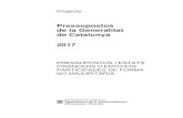 Pressupostos de la Generalitat de Catalunya 2017aplicacions.economia.gencat.cat/wpres/2017/pdf/VOL_P_EFP.pdfde 27 de desembre de racionalització i sostenibilitat de l’Administració