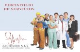 PORTAFOLIO DE SERVICIOS - GRUPO VIVIR · 2017-09-19 · de los usuarios del servicio nacional de salud y crear una red de servicios médicos. Escogemos a nuestros profesionales en