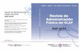 Revista de Administración Pública del GLAP RAP-GLAP-V3N4-2019.pdf · de responder mejor a las expectativas y necesidades actuales y futuras de la sociedad. Proporciona así un foro