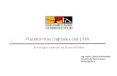 Plataformas Digitales del CFIA€¦ · • El proceso operativo incluye el análisis de la información del profesional, del contrato, la revisión de los planos, la tasación del