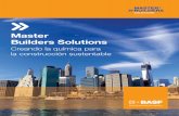 Master Builders Solutions · Para el ahorro de energía y mejora de la apariencia BASF suministra una amplia gama de sistemas y productos para fachadas, estuco, acabados especiales