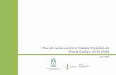Plan de Lucha c ontra el Cambio C limático de Vitoria-Gasteiz … · 2016-06-14 · Plan de Lucha contra el cambio climático de Vitoria-Gasteiz (2010-2020) 9 incluye un diagnóstico