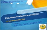 Colegio de Ingenieros del Perú - CIP 04 de mayo de 2018 › publicaciones › 2018 › Etiquetado_de... · 2018-05-07 · Colegio de Ingenieros del Perú - CIP 04 de mayo de 2018.