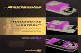 Actuadores Gearbox - AirTecnics · Actuadores Rotativos Gearbox ® Nuestra amplia gama de actuadores Gearbox ha sido desarrollada para cubrir las necesidades específicas del control