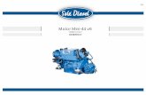 Motor Mini-44 v6 - Solé Diesel · 2019-05-23 · Motor Mini-44 v6 Bloque Motor Mini-44 Árbol de Levas y Distribución FIG. REF. QTY DESCR. FROM UPTO 1 17322040.4 1 Eje Levas Bomba