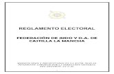 REGLAMENTO ELECTORALdeportes.castillalamancha.es/sites/deportes.castillala... · 2017-01-19 · presente Reglamento Electoral. Artículo 2. Celebración del proceso electoral y carácter