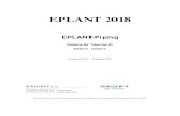 Manual Tecnico EPLANT-Piping - 2018e-eplant.com/tutorial/pds/Pds2018t.pdf · Es utilizado para chequeo durante la carga manual de componentes de tubería y para identificar las reducciones.